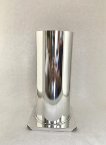 Round Metal Pillar Candle Mold 5in x 12.5in - 1 wick **Special Purchase**