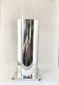 Round Metal Pillar Candle Mold 5in x 12.5in - 1 wick **Special Purchase**