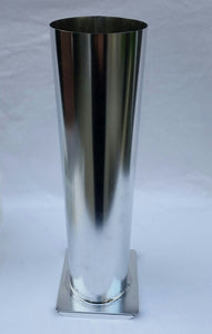Round Pillar Candle Mold 2in x 9.5in - Metal