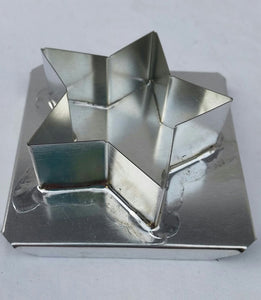 Star Floater Candle Mold  2.5in x 1in  Metal  NEW   Floating